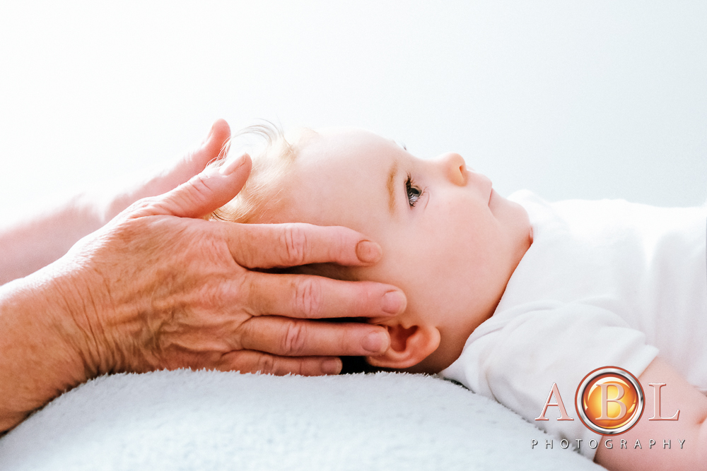 baby being treated by a craniotomy-sacral therapist