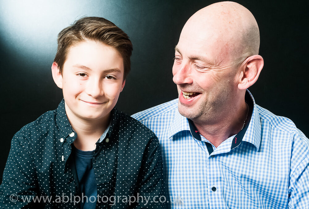 Father and Son Portrait Session