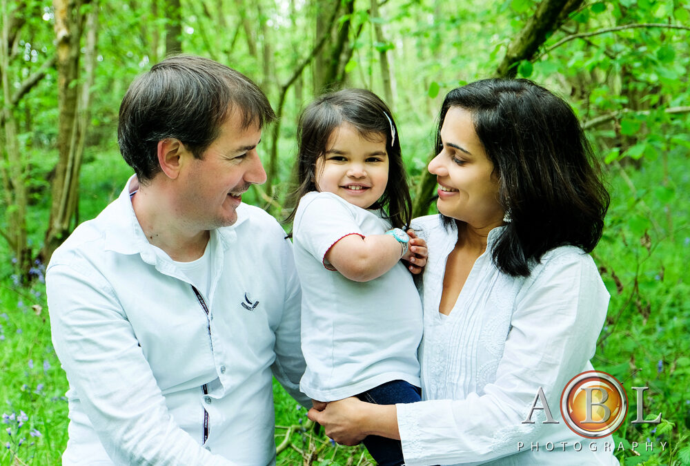 Family Portrait Session in Wargrave Woods