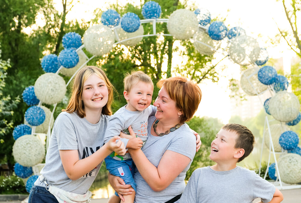 Photographing my own family in Moscow