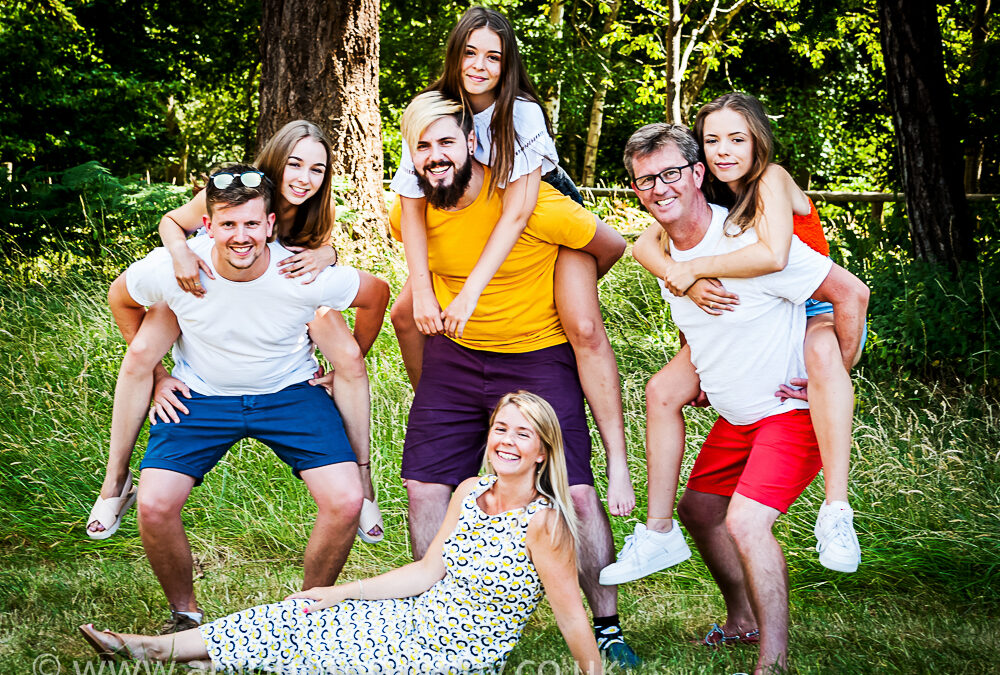 Family photography outdoors
